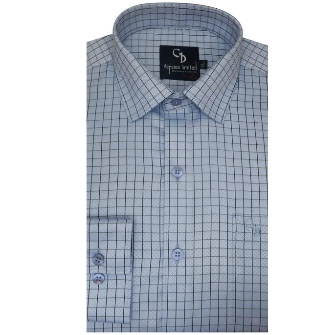 Charaghdin.com - Checks Blue Shirt