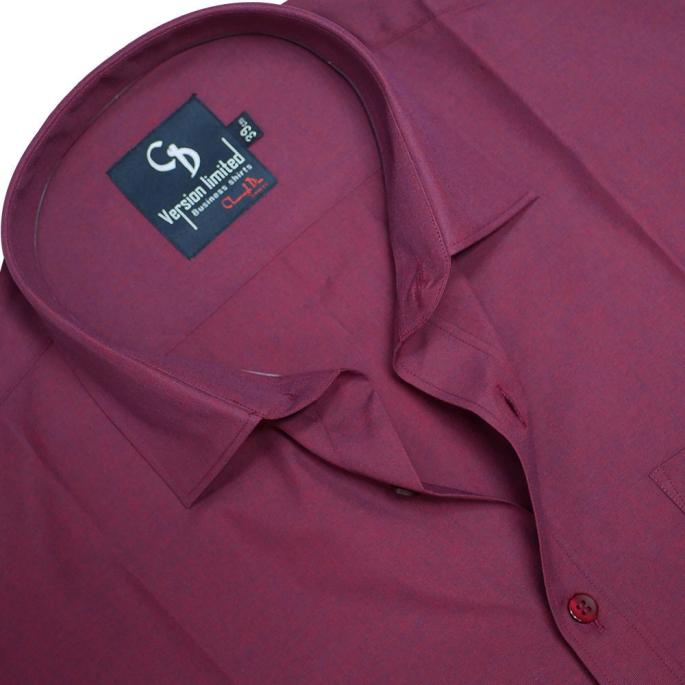 Charaghdin Plain Maroon Shirt