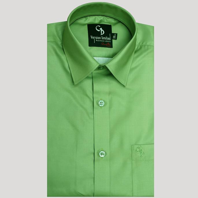 Dark green plain shirt hotsell