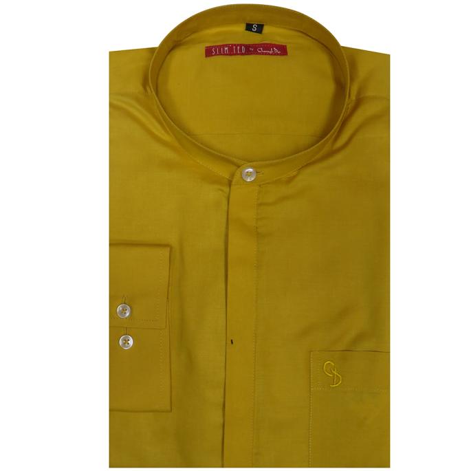 Charaghdin.com - Plain Mustard Shirt