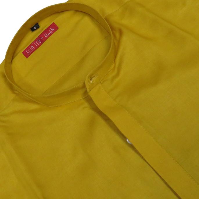 Charaghdin.com - Plain Mustard Shirt