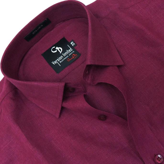 Maroon colour plain shirt clearance