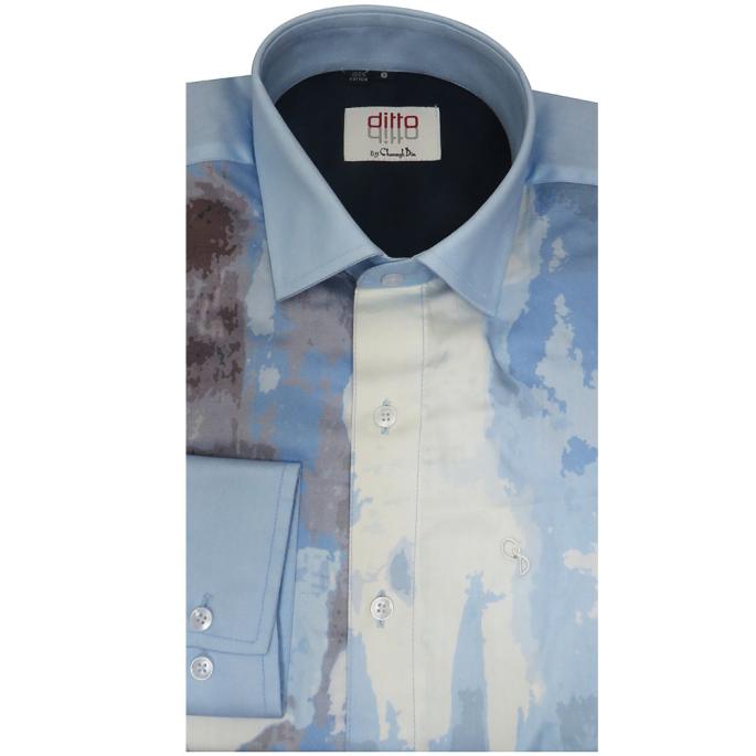 Charaghdin Print White Shirt