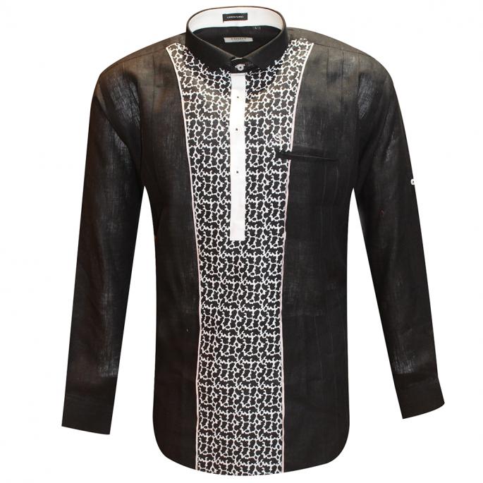 Charaghdin.com - Charaghdin.com - Combination BLACK Shirt