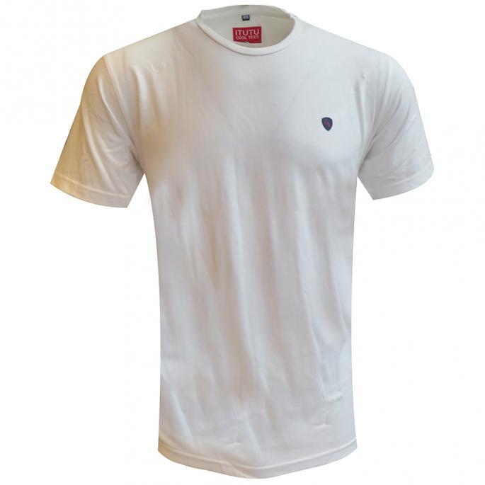 Get on with the best in style by opting for styles such as this white tee.Its classic look and comfy fit makes it ideal for work or the weekend. 