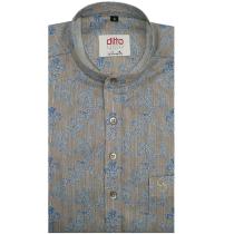 Print Navy Blue Shirt : 