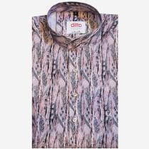 Print Brown Shirt : Ditto