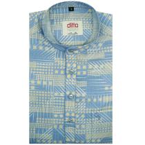 Print Navy Blue Shirt : Ditto