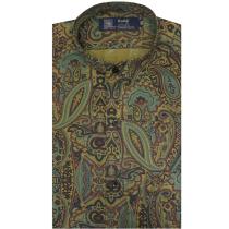 Print Rust Shirt : Party