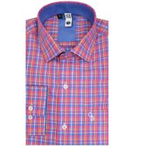 Checks Blue Shirt : Slim