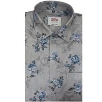 Print Gray Shirt : Ditto