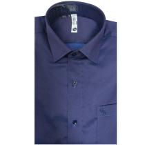 Self Design Blue Shirt : Slim