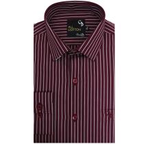 Stripes Maroon Shirt : Trending