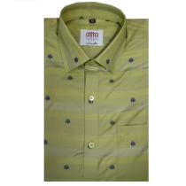 Print Light Green Shirt : Ditto