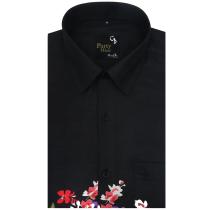 Print Black Shirt : Party