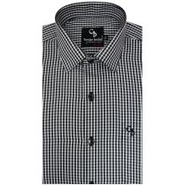 Checks Black Shirt : Business