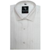 Self Design White Shirt : Business