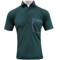 Combination Dark Green Shirt : 