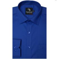 Plain Dark Blue Shirt : Business