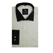 Plain Cream Shirt : Business