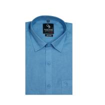 Plain Blue Shirt : Business