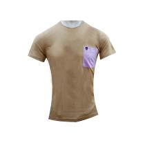 Combination Khakhi T-shirt : Itutu (Slim Fit)