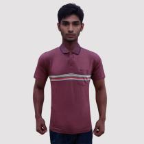Stripes Brown T-shirt : Regular