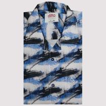 Prints Blue Shirt : Ditto