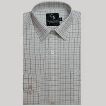Checks Cream Shirt : Business