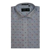Self Design White Shirt : Business