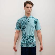 Print Light Green Shirt : Regular