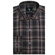 Checks Maroon Shirt : Business