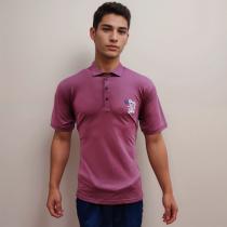 Print Burgandy Shirt : 