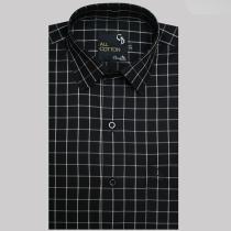 Checks Black Shirt : Business