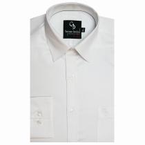 Plain Cream Shirt : Business