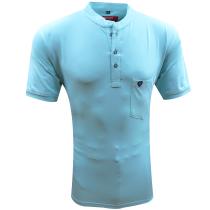 Plain Aqua Blue T-shirt : Regular