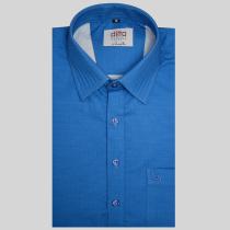 Self Design Navy Blue Shirt : Ditto