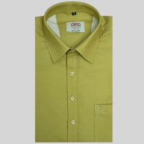 Self Design Yellow Shirt : 