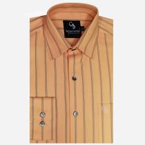 Stripes Peach Shirt : Business