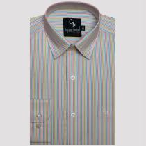 Stripes Peach Shirt : Business