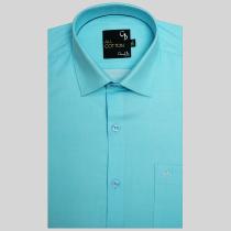 Plain Light Green Shirt : Business