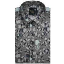 Print Gray Shirt : Party