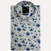 Print Cream Shirt : Party