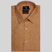 Plain Peach Shirt : Business