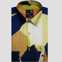 Print Mustard Shirt : Party