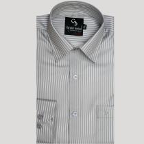 Stripes Gray Shirt : Business