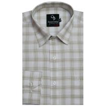 Checks Gray Shirt : Business
