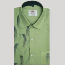 Handpainted Green Shirt : Ditto