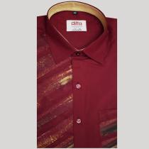 Handpainted Maroon T-shirt : Ditto