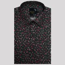 Print Gray Shirt : Party